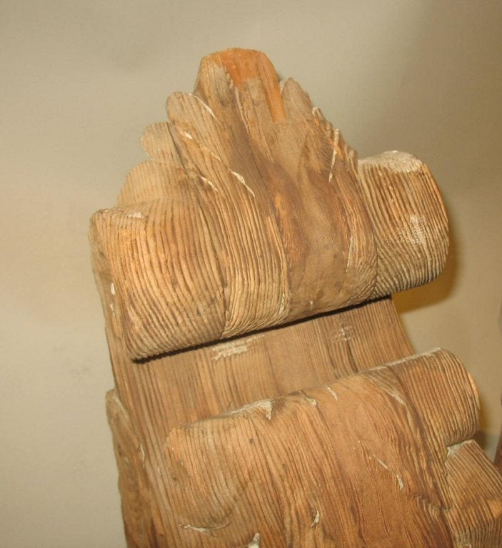 Pair- Rustic Wood Corbels