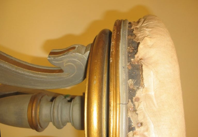 Painted French Stool