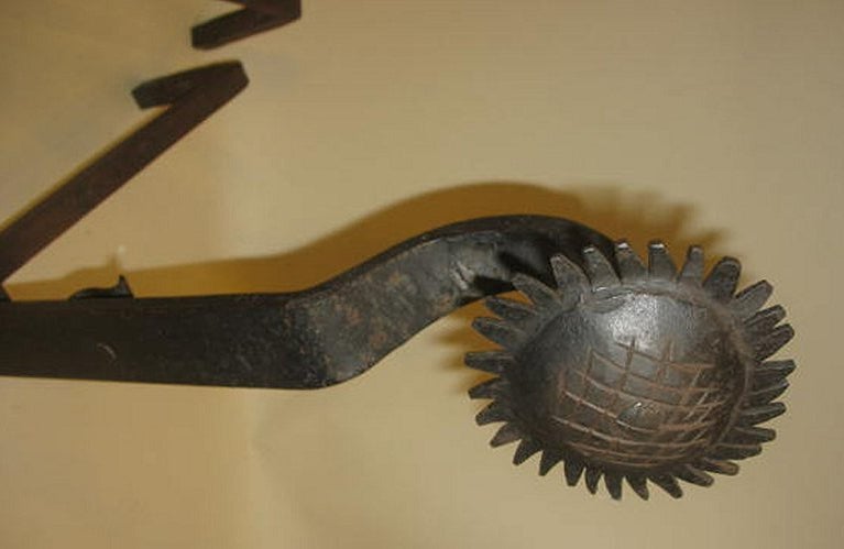 Wrought Iron Andirons