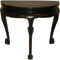 Black Lacquer D Table