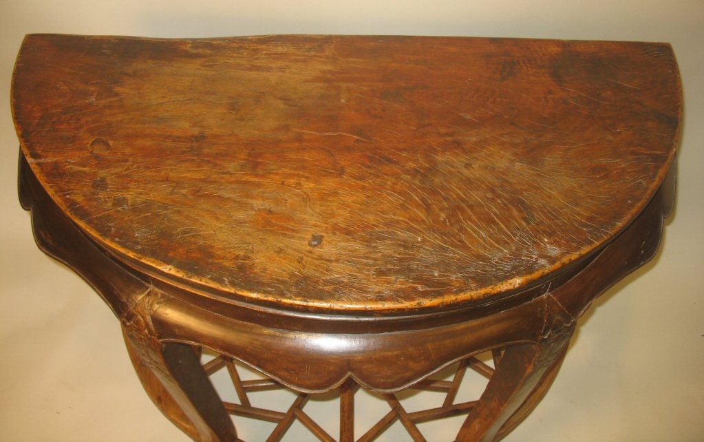 Fruitwood D Table