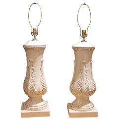 Pair of Large Porcelain Table Lamps 4