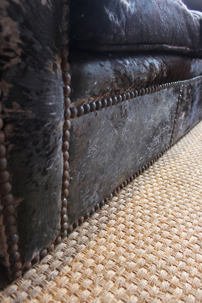 Grand Knole Cowhide Sofa For Sale at 1stDibs