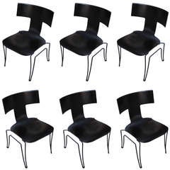 Set of 6 Vintage Klismos Chairs - Hutton for Donghia