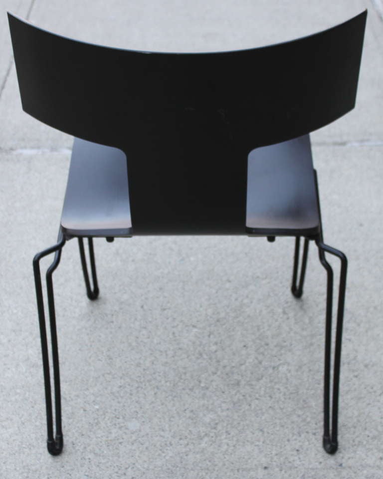 American Set of 6 Vintage Klismos Chairs - Hutton for Donghia