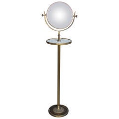 Retro Brass Vanity Mirror Stand