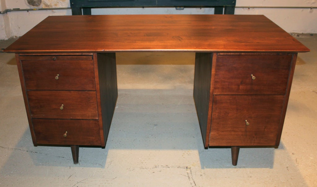 Paul McCobb Double Pedestal Planner Group Desk