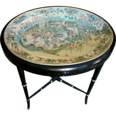 19th Century Hand-Painted Charger