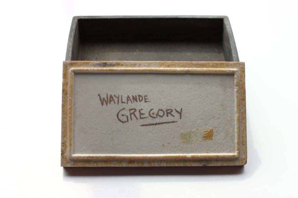 Waylande Gregory Mid-Century Lidded Box For Sale at 1stDibs