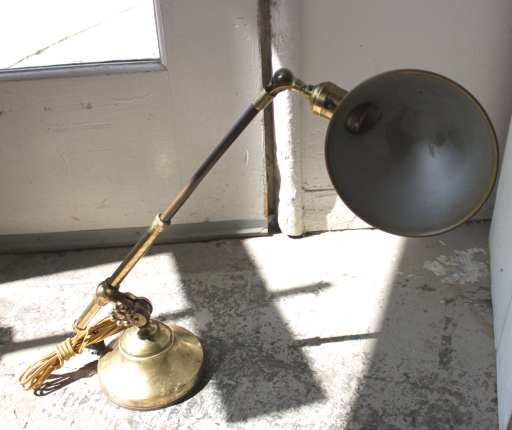 Set of Three Brass Lamps 4