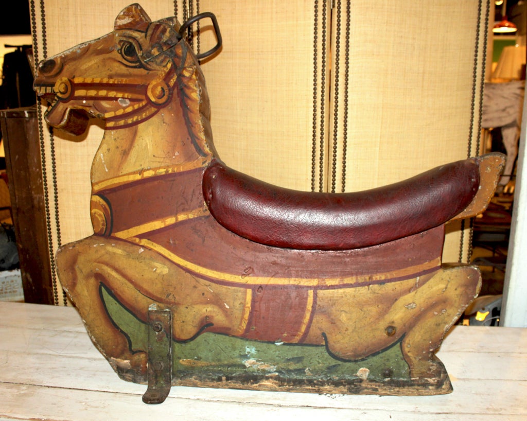 Mid-20th Century Kiddie Ride Horse