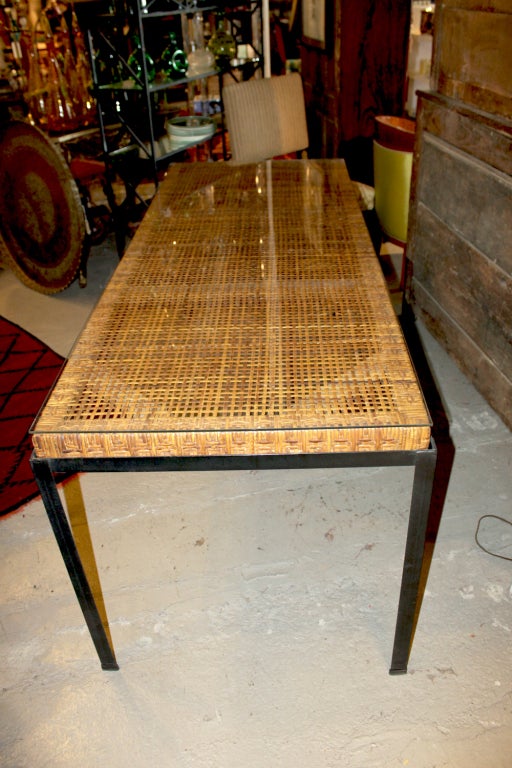 Danny Fong Tropical Rattan and Iron Table 1