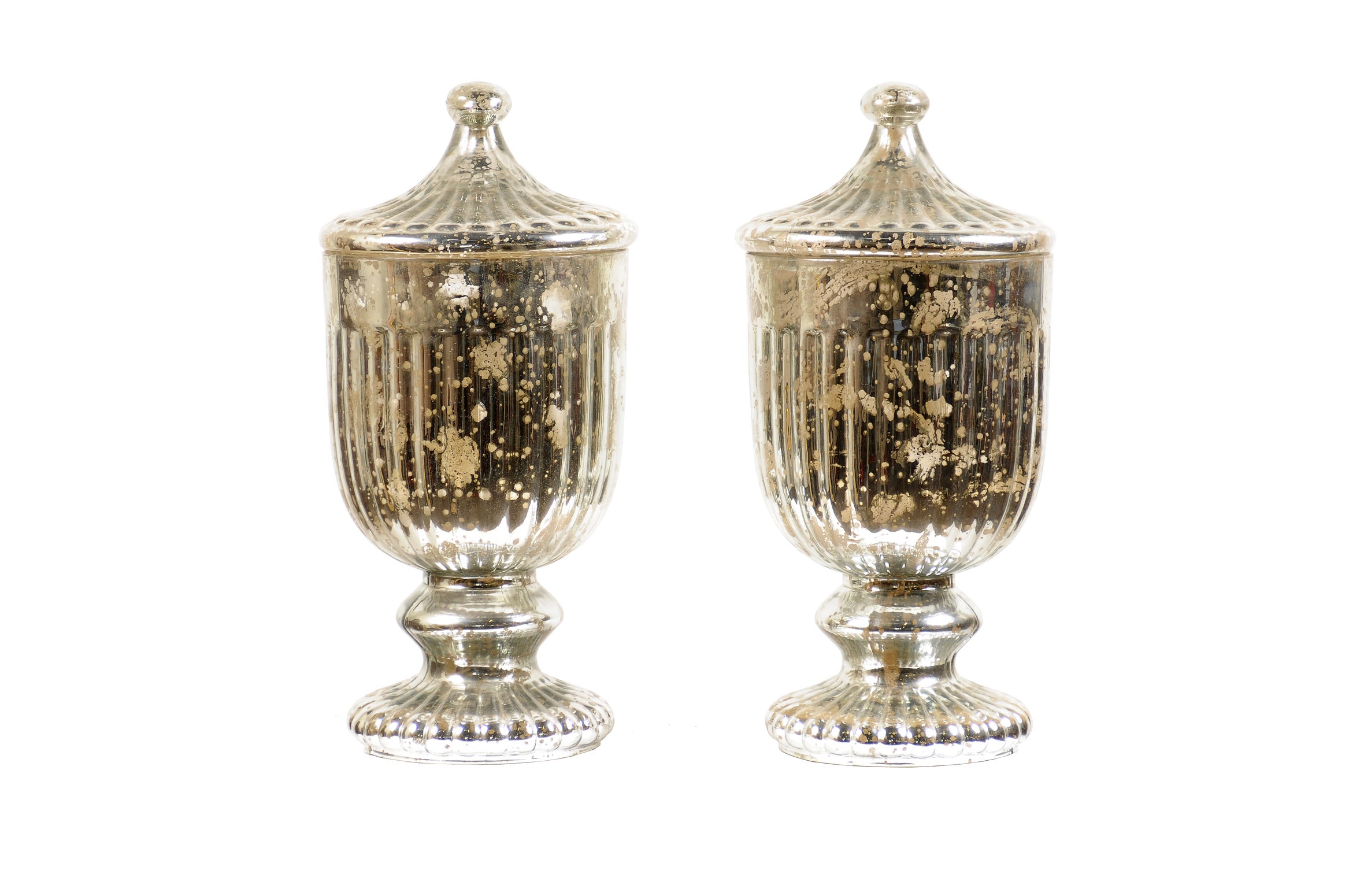 Pair of Large French Mercury Pots For Sale