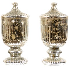 Pair of Large French Mercury Pots