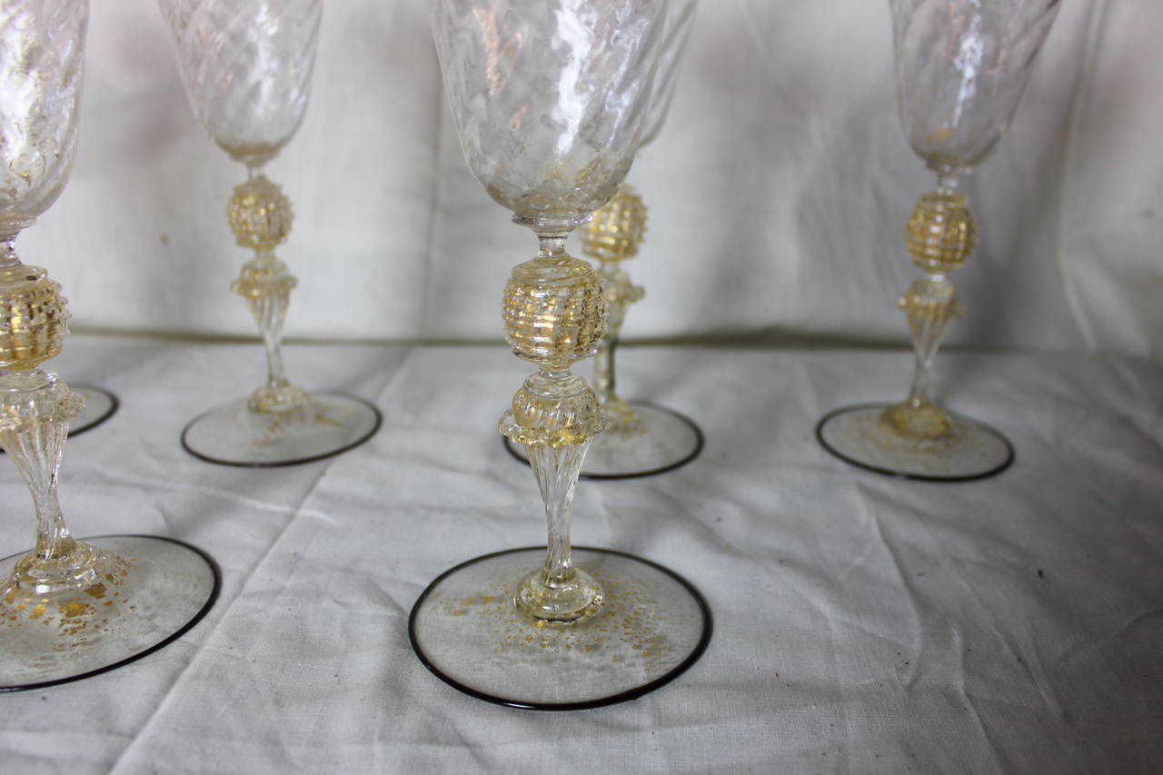 antique wine glass