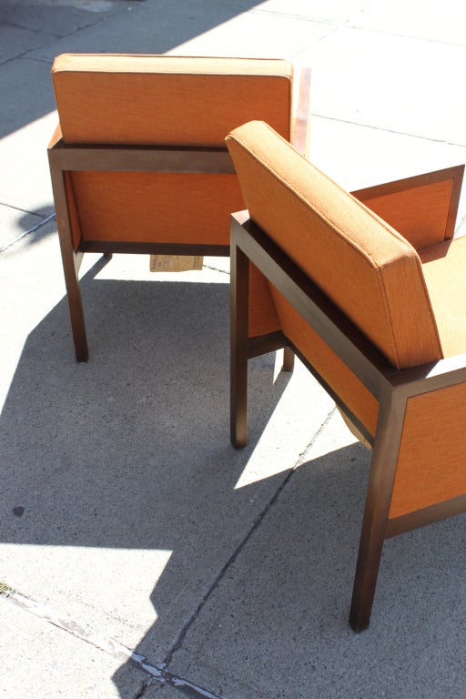 Mid-20th Century Stow Davis Arm Chairs