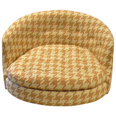Large Milo Baughman Swivel / Lounge Chair