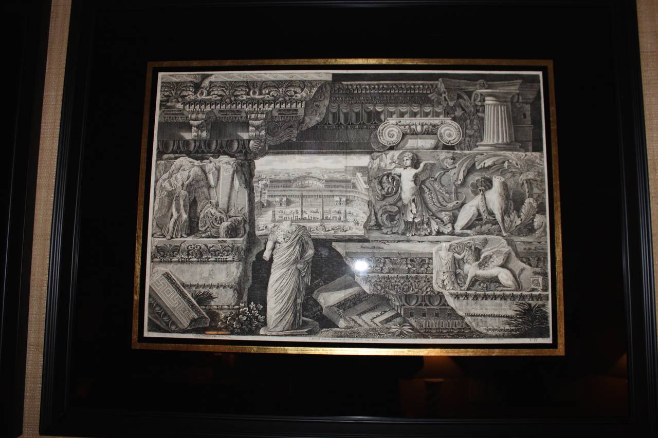 Set of 4 Piranesi Prints In Excellent Condition For Sale In Hudson, NY