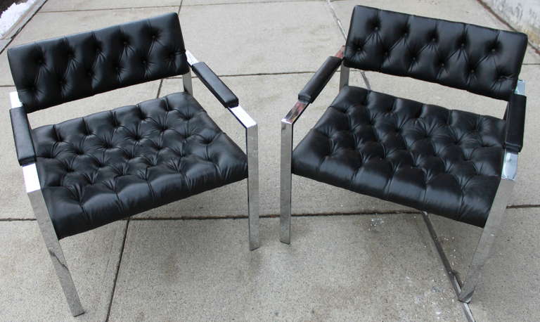 Fantastic Pair of Lounge Chairs in absolutely mint condition.