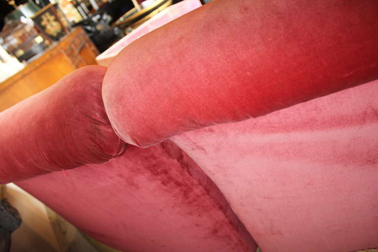 Curved French Decorator Sofa Settee End Table 3