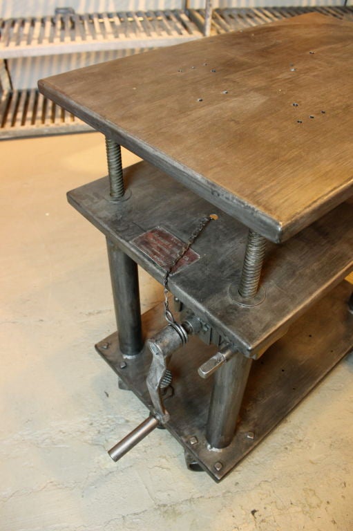 American Industrial 3 tier adjustable work table