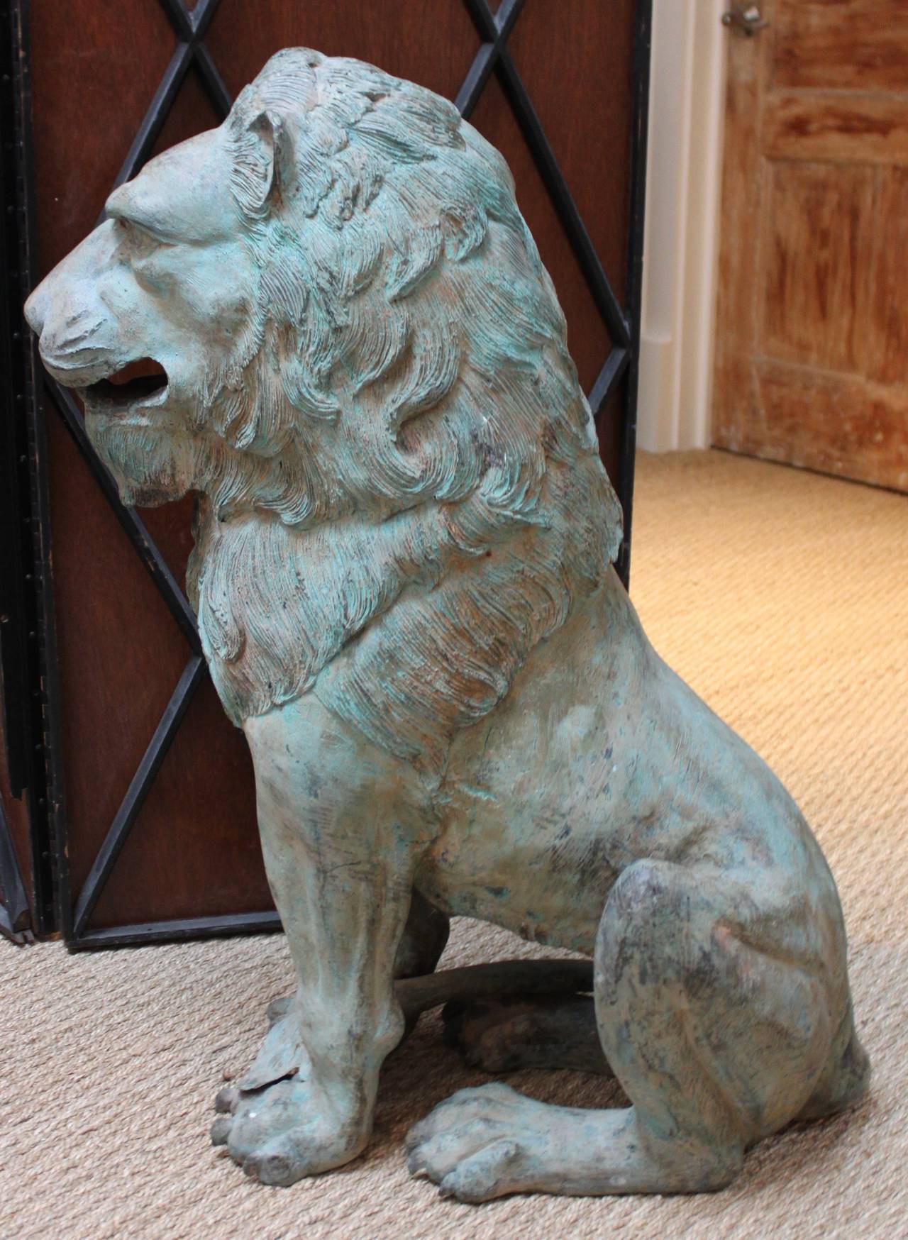 American Vintage Bronze Lions