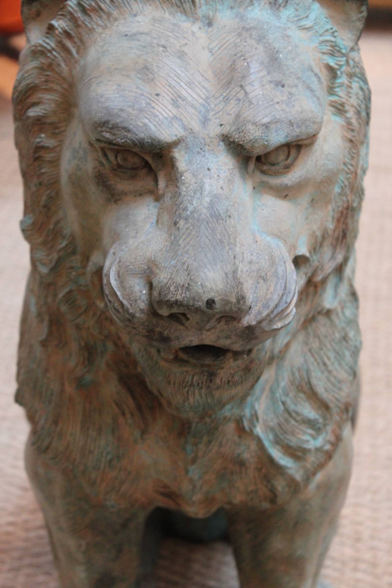 Vintage Bronze Lions 3