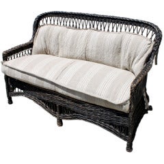 Vintage Wicker Sofa