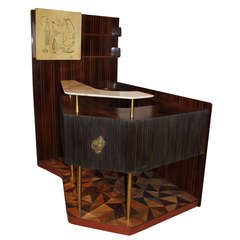 Mid-Century Italian Modern Walk-in Bar