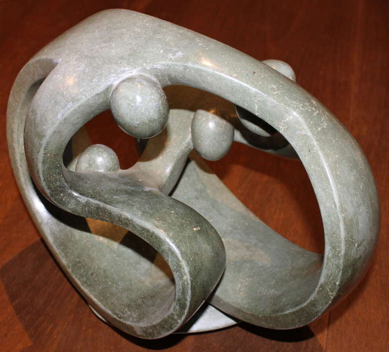 Soapstone Sculpture Elliot Rumano In Excellent Condition In Hudson, NY