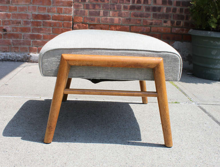 Mid-Century Modern Leslie Diamond Ottoman