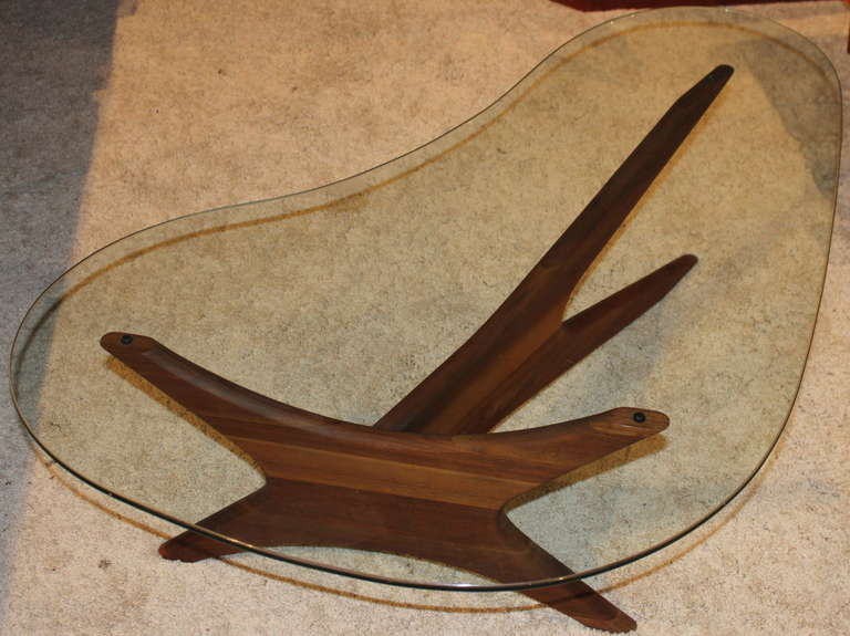Atomic Age Coffee Table by Adrian Pearsall In Excellent Condition In Hudson, NY