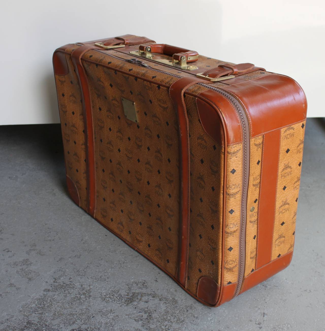 MCM Travel Suitcase, Luggage at 1stdibs