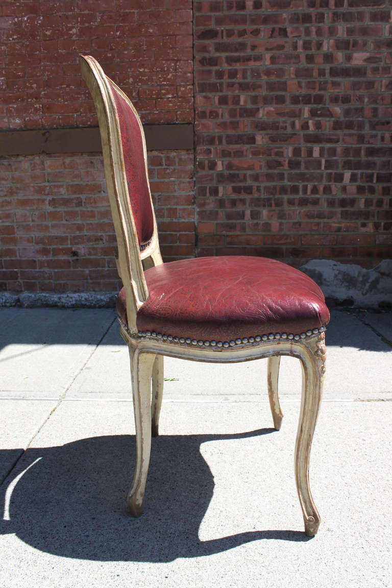 Set of Four Louis XV Style Chairs For Sale 1