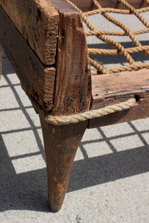 Rope Primitive Country Sofa