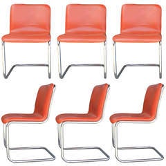 Set of Six Harvey Probber Side Chairs