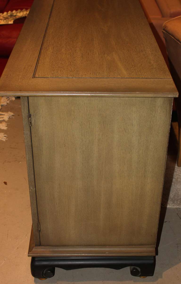 Wood James Mont Asian Style Mid-Century Modern Sideboard