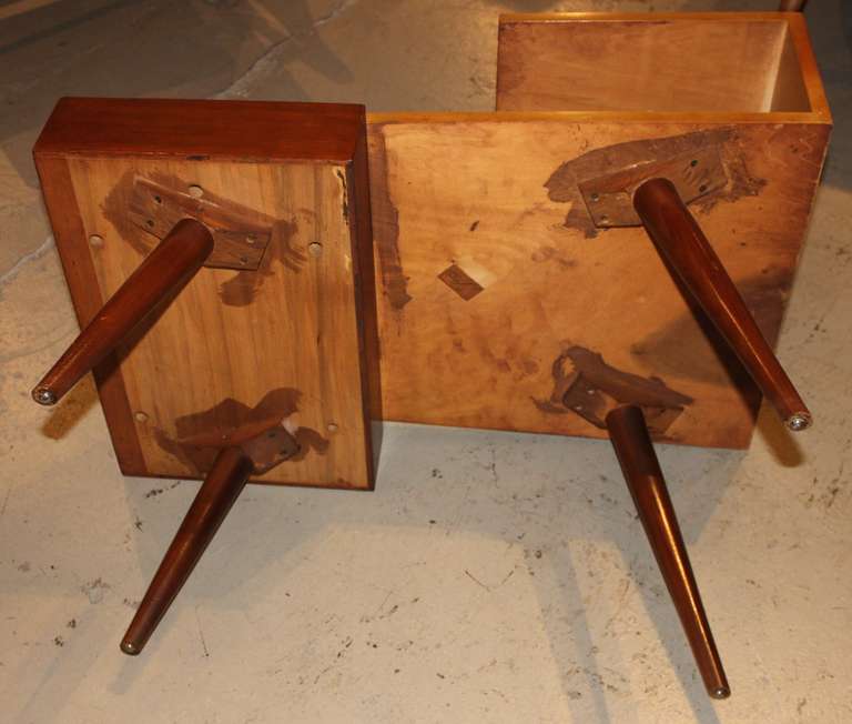 Pair of Mid-Century Modern Jetson Style End Side Tables 2