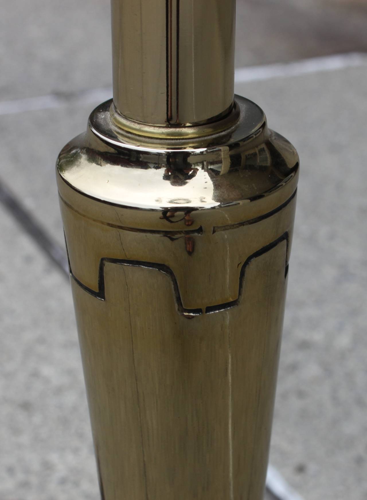 1970s Brass Table Lamp by the Laurel Co.