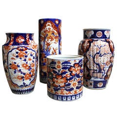 Set of Four Imari Vases