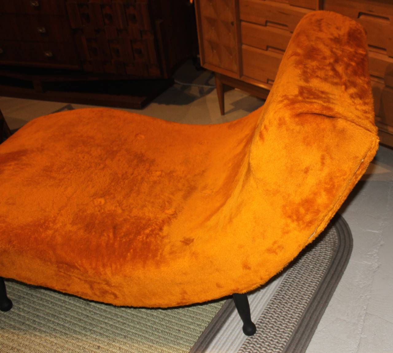 Pearsall Style Wave Chaise Longue In Good Condition In Hudson, NY