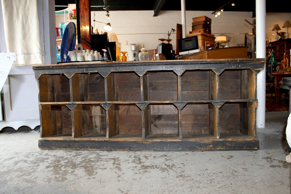 20th Century Unusual Country Store Counter