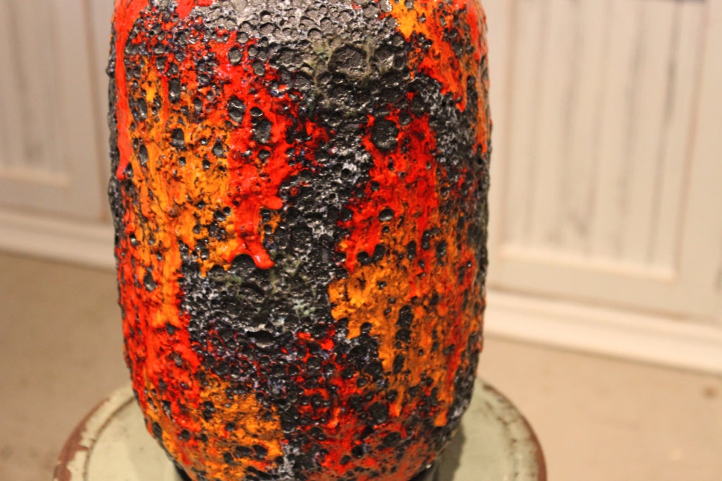 1970s Lava Glaze Lamp In Excellent Condition For Sale In Hudson, NY
