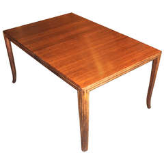 Stick Bamboo Style Dining Table with Leaves