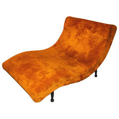 Pearsall Style Wave Chaise Longue
