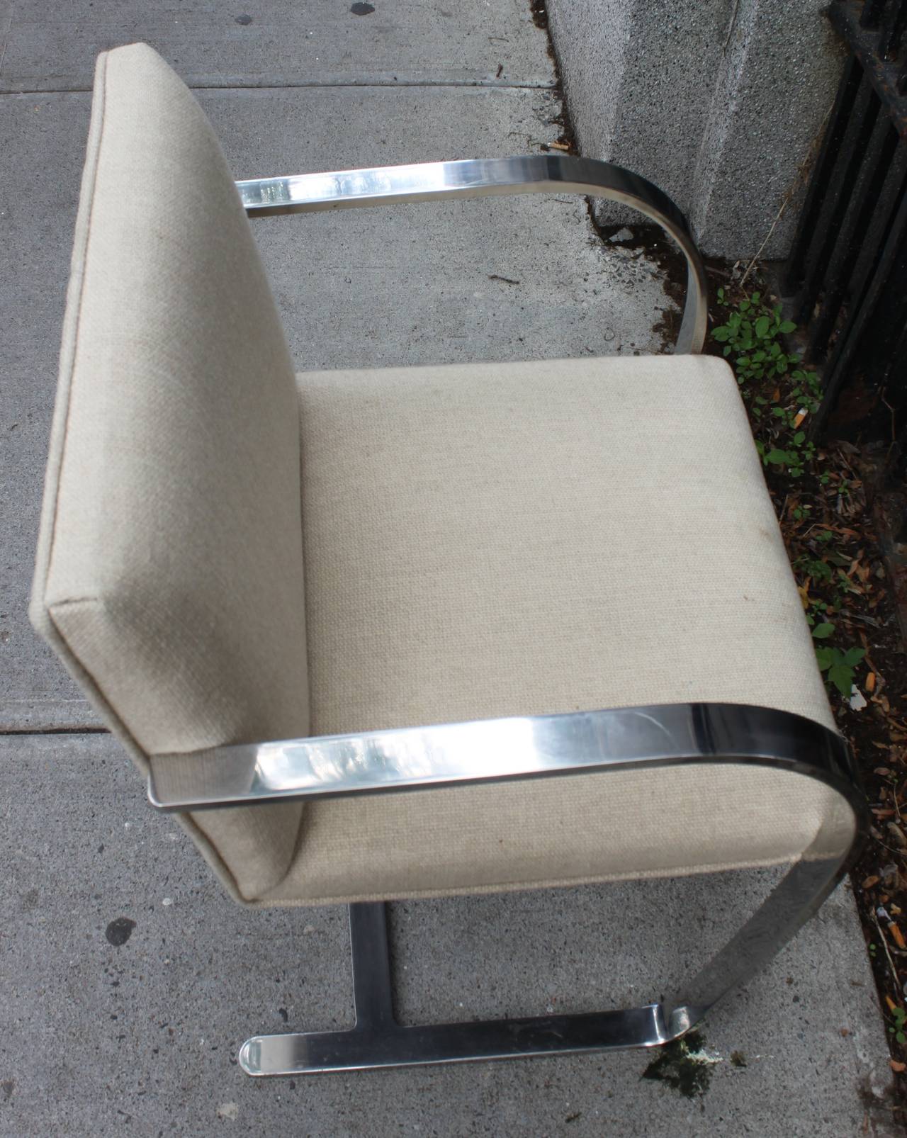 Pair Mies van der Rohe Brno Chairs for Knoll In Excellent Condition For Sale In Hudson, NY