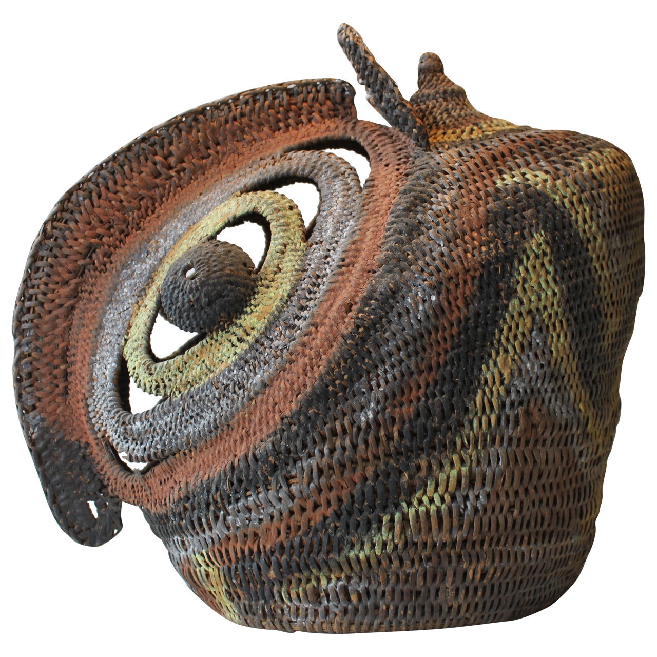 Papua New Guinea Helmut Mask, Early 20th Century For Sale