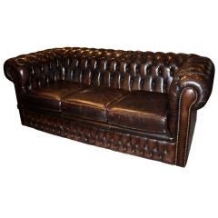 Classic Leather Sofa