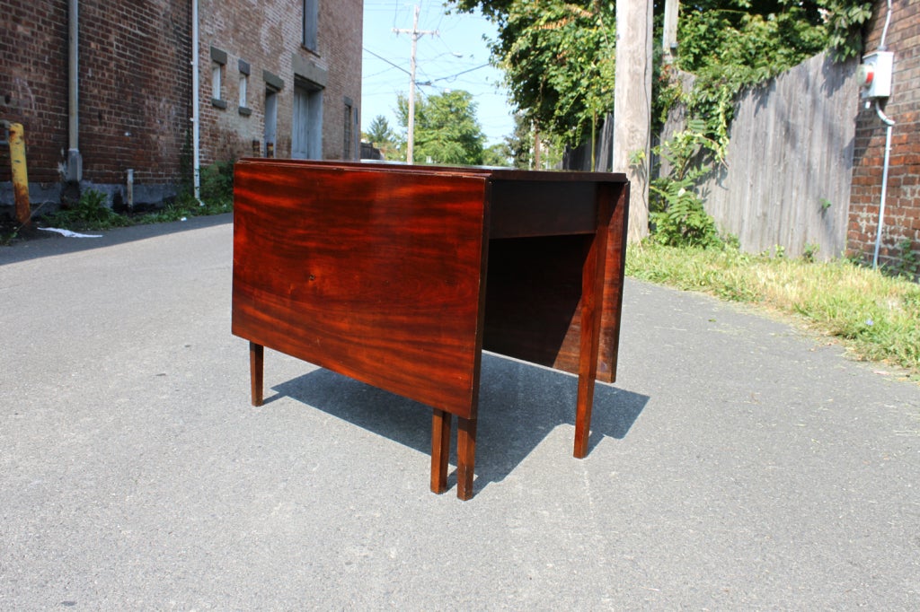 antique mahogany drop leaf table