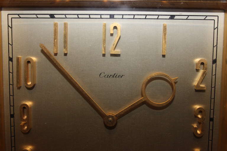 Cartier Art Deco Style Table Desk Clock 2